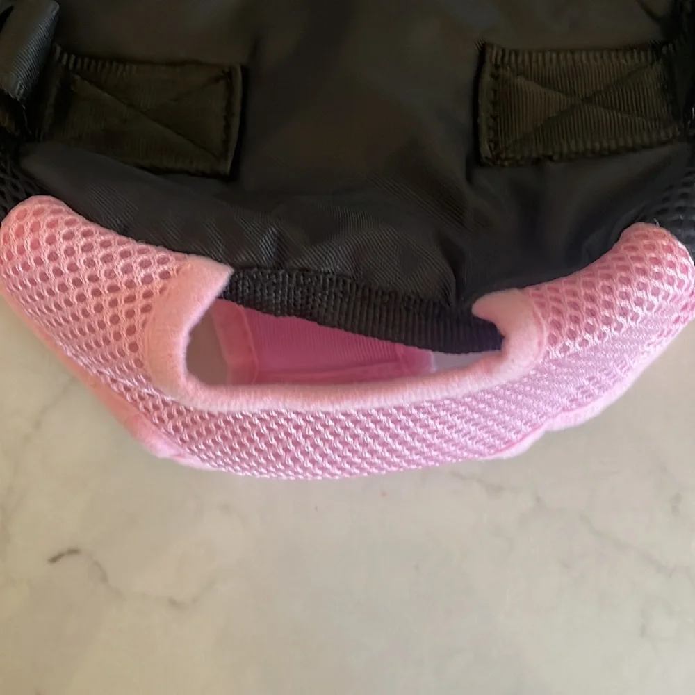 Nylon Mesh Pet Backpack Carrier Adjustable